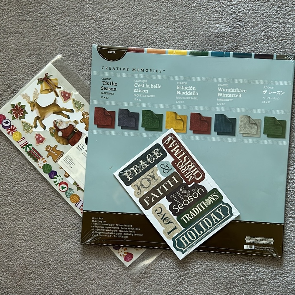 Creative Memories T’is the Season Bundle.